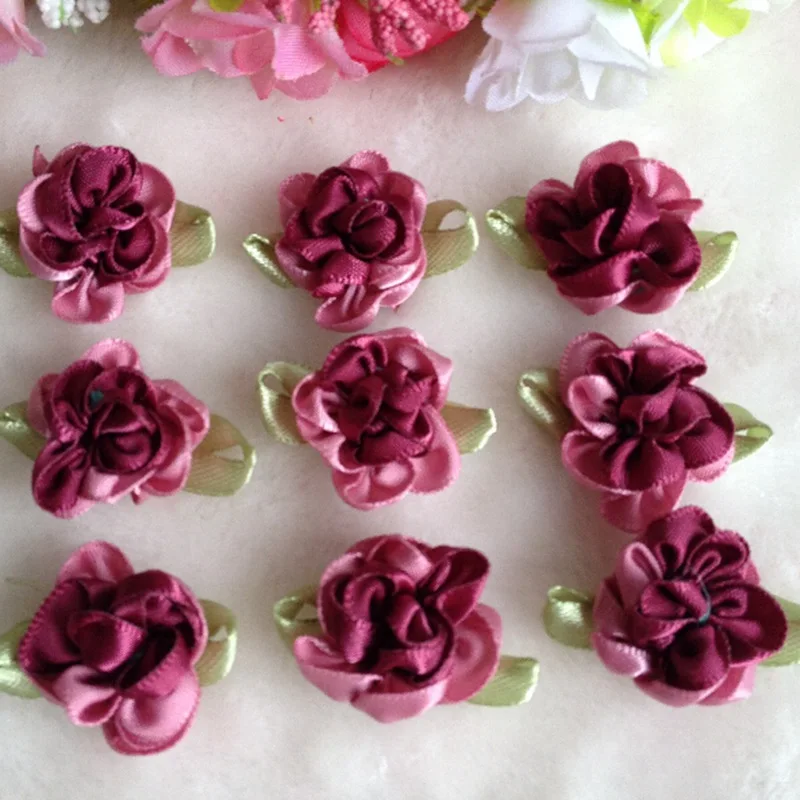 HL 30pcs ribbon flowers with leaf handmade apparel sewing appliques DIY accessoriesD0202
HL 30pcs ribbon flowers with leaf handmade apparel sewing appliques DIY accessoriesD0202