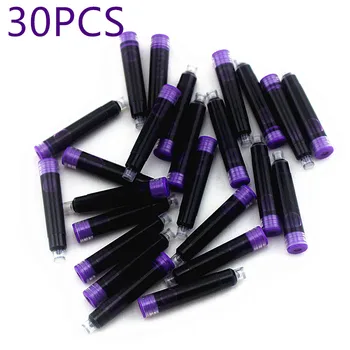 Wholesale 30pcs Disposable purple Fountain Pen Ink Cartridge Refills Length Fountain Pen Ink Cartridge Refills
Wholesale 30pcs Disposable purple Fountain Pen Ink Cartridge Refills Length Fountain Pen Ink Cartridge Refills