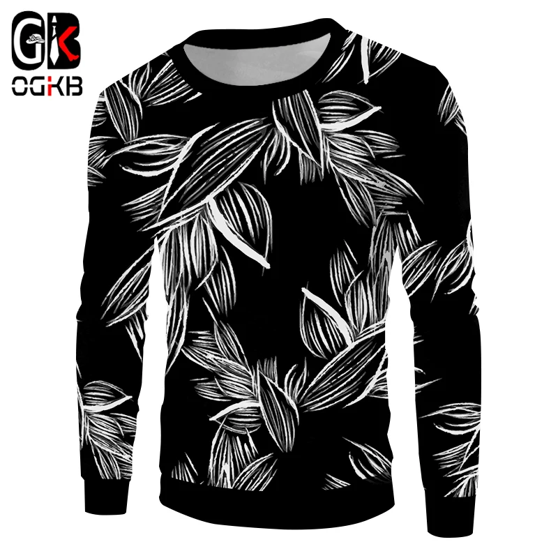 OGKB 2018 New Fashion Style 3d Printed Electronic Colorful Leaf Sweatshirt Long Sleeve Pullover Overclothes Unisex Streetwears
OGKB 2018 New Fashion Style 3d Printed Electronic Colorful Leaf Sweatshirt Long Sleeve Pullover Overclothes Unisex Streetwears