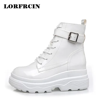 LORFRCIN 2018 Winter Women Snow Boots Platform Ankle Boots Lace Up Genuine Leather Black White Shoes Woman Buckle Zipper Shoes
LORFRCIN 2018 Winter Women Snow Boots Platform Ankle Boots Lace Up Genuine Leather Black White Shoes Woman Buckle Zipper Shoes