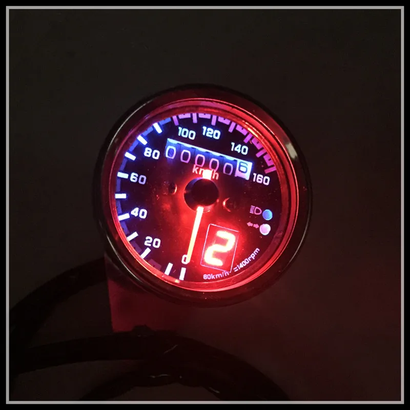 Motorcycle CG125 GN125 Retro meter Refit Retro MOTO Odometer LED odometer With gear display
Motorcycle CG125 GN125 Retro meter Refit Retro MOTO Odometer LED odometer With gear display