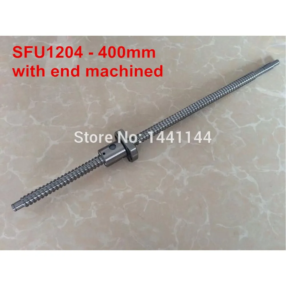 SFU1204 Ballscrew: SFU1204 - 400mm Rolled Ball screw + ballnut + end machining for BK/BF10 standard processing