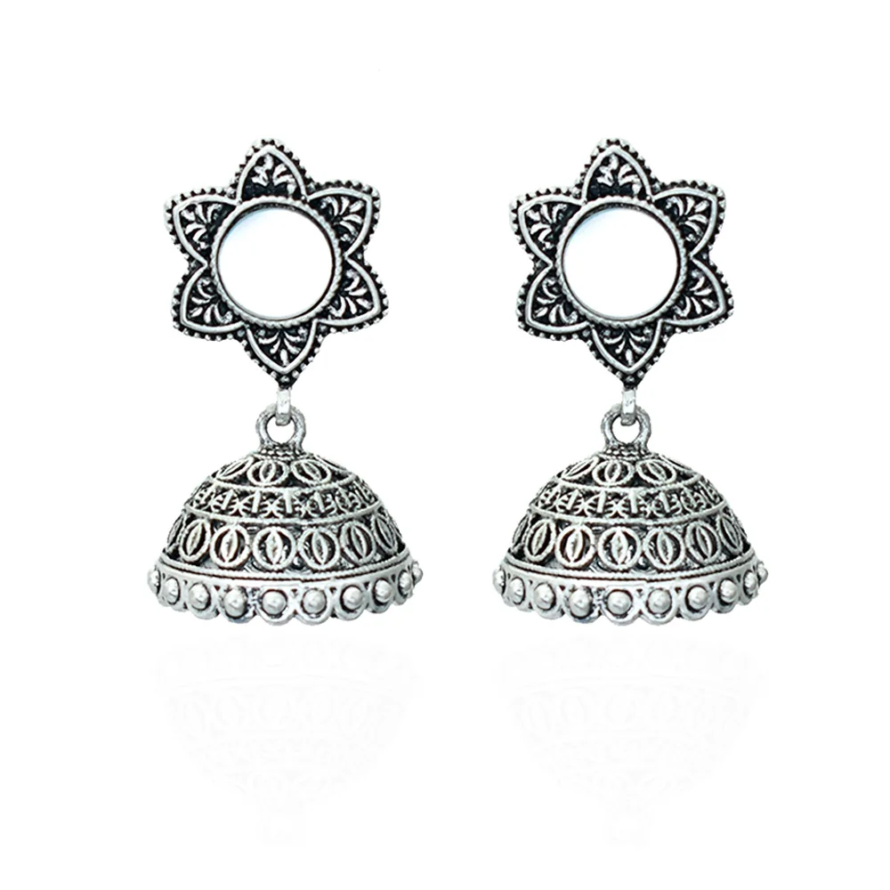 Chadestinty Indian Jewelry Women Classic Vintage Earrings Ethnic Antique Silver Metal Tassel Dangle Earring Ear Hook Earings
Chadestinty Indian Jewelry Women Classic Vintage Earrings Ethnic Antique Silver Metal Tassel Dangle Earring Ear Hook Earings