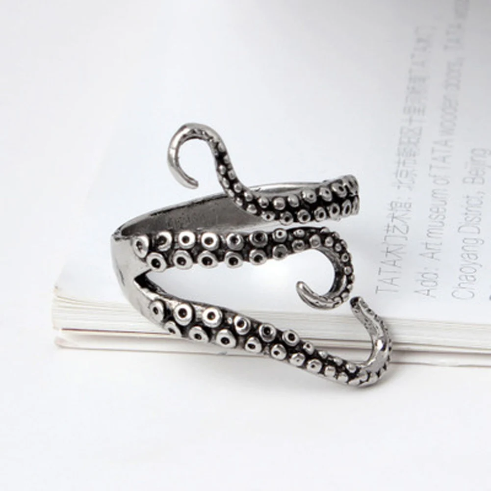 Cool Top Quality Titanium Steel Deep Sea Octopus Finger Rings Fashion Jewelry Punk Opened Adjustable Size can dropshiping
Cool Top Quality Titanium Steel Deep Sea Octopus Finger Rings Fashion Jewelry Punk Opened Adjustable Size can dropshiping