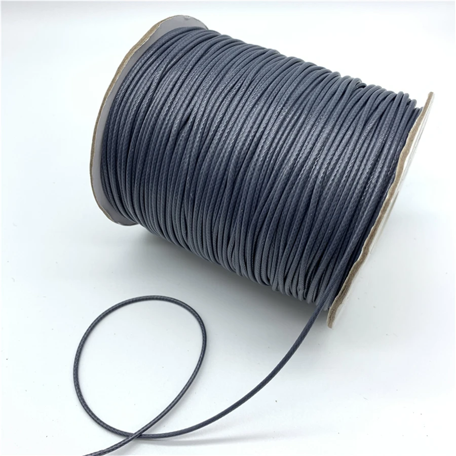 0.5mm 0.8mm 1mm 1.5mm 2mm Grey Waxed Cotton Cord Waxed Thread Cord String Strap Necklace Rope For Jewelry Making
0.5mm 0.8mm 1mm 1.5mm 2mm Grey Waxed Cotton Cord Waxed Thread Cord String Strap Necklace Rope For Jewelry Making