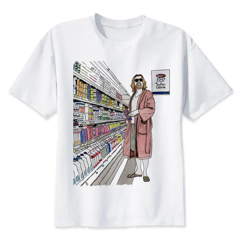 the big lebowski dude t shirt men cartoon 2017 cool funny white tshirt print T-shirt men Tees M8065
the big lebowski dude t shirt men cartoon 2017 cool funny white tshirt print T-shirt men Tees M8065