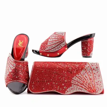 New RED Color African Shoes and Matching Bags Italian Bag and Shoes Set Italy Nigerian Shoes and Matching Bags Set With Crystal
New RED Color African Shoes and Matching Bags Italian Bag and Shoes Set Italy Nigerian Shoes and Matching Bags Set With Crystal