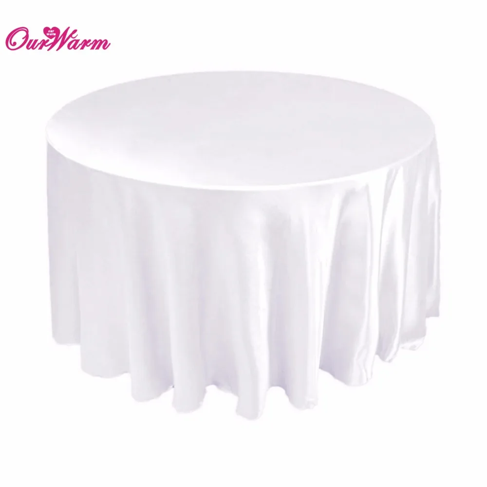 90" Tablecloth Table Cover White Black Round Satin for Banquet Wedding Party Decoration 
90" Tablecloth Table Cover White Black Round Satin for Banquet Wedding Party Decoration