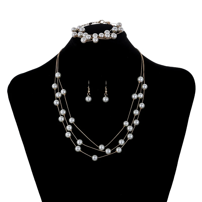 Elegant Simulated Pearl Bridal Jewelry Sets for Women Girl Wedding Party Jewelry Gold Silver Plated Necklaces Earrings Sets
Elegant Simulated Pearl Bridal Jewelry Sets for Women Girl Wedding Party Jewelry Gold Silver Plated Necklaces Earrings Sets