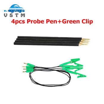 Green Clip 4pcs/Set Probe Pens 4pcs Pins With Connect Cable Replacement LED BDM FRAME OBD2 Programming For KTAG/KESS ECU Board
Green Clip 4pcs/Set Probe Pens 4pcs Pins With Connect Cable Replacement LED BDM FRAME OBD2 Programming For KTAG/KESS ECU Board