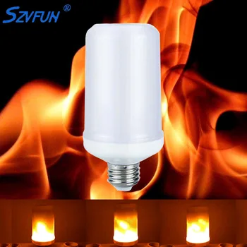 Szvfun smd 2835 Flame Lamp E27 Led Bulb Dynamic Flame Effect Bulbs Flickering Emulation Bombilla Led 110V 220v Ampoule for Decor
Szvfun smd 2835 Flame Lamp E27 Led Bulb Dynamic Flame Effect Bulbs Flickering Emulation Bombilla Led 110V 220v Ampoule for Decor