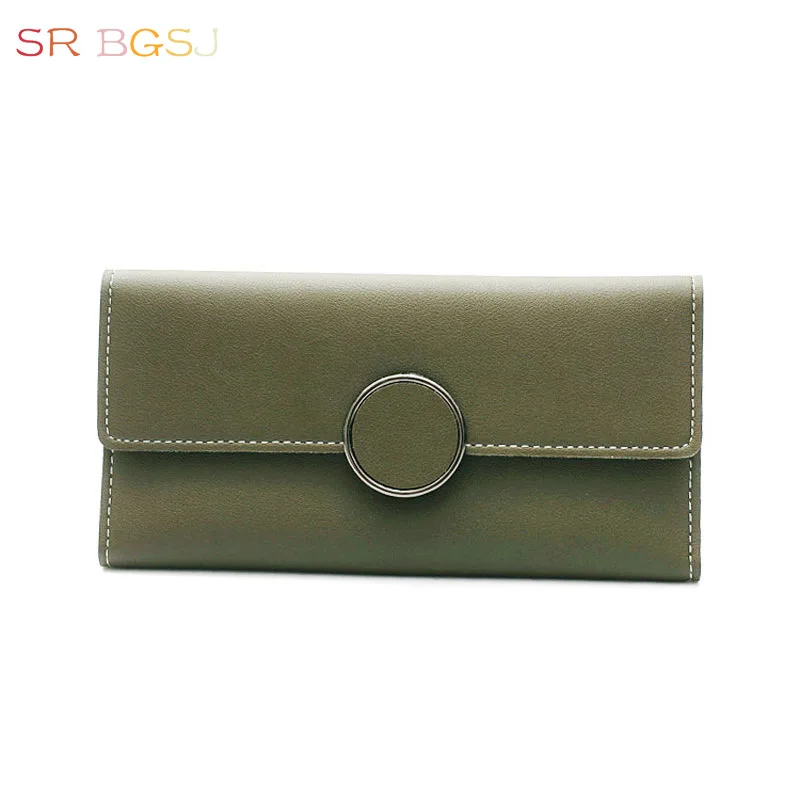 Free Shipping Round Buckle PU Cash Phone Holder Nubuck Leather Women Long Wallet Purse
Free Shipping Round Buckle PU Cash Phone Holder Nubuck Leather Women Long Wallet Purse