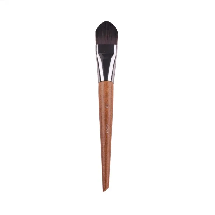 1 piece Foundation Makeup brush #104 pointed head face mask brush Natural wood synthetic hair Professional Make up
1 piece Foundation Makeup brush #104 pointed head face mask brush Natural wood synthetic hair Professional Make up