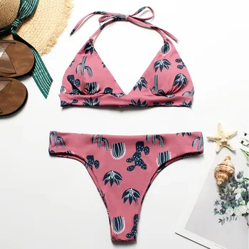 2019 Swimsuit Printed Floral Swimwear String Bikini Set Women Bathing Suit New May Sexy Bathers Maillot
2019 Swimsuit Printed Floral Swimwear String Bikini Set Women Bathing Suit New May Sexy Bathers Maillot