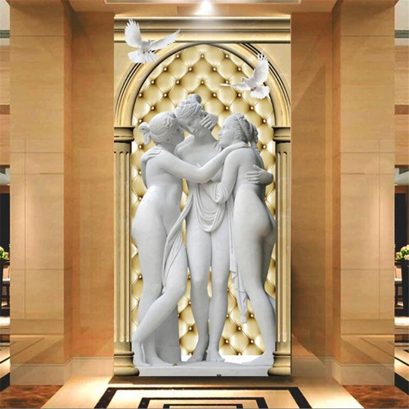 beibehang Custom wallpaper 3d photo murals European style Roman column soft bag girl sculpture mystery TV background wall paper
beibehang Custom wallpaper 3d photo murals European style Roman column soft bag girl sculpture mystery TV background wall paper