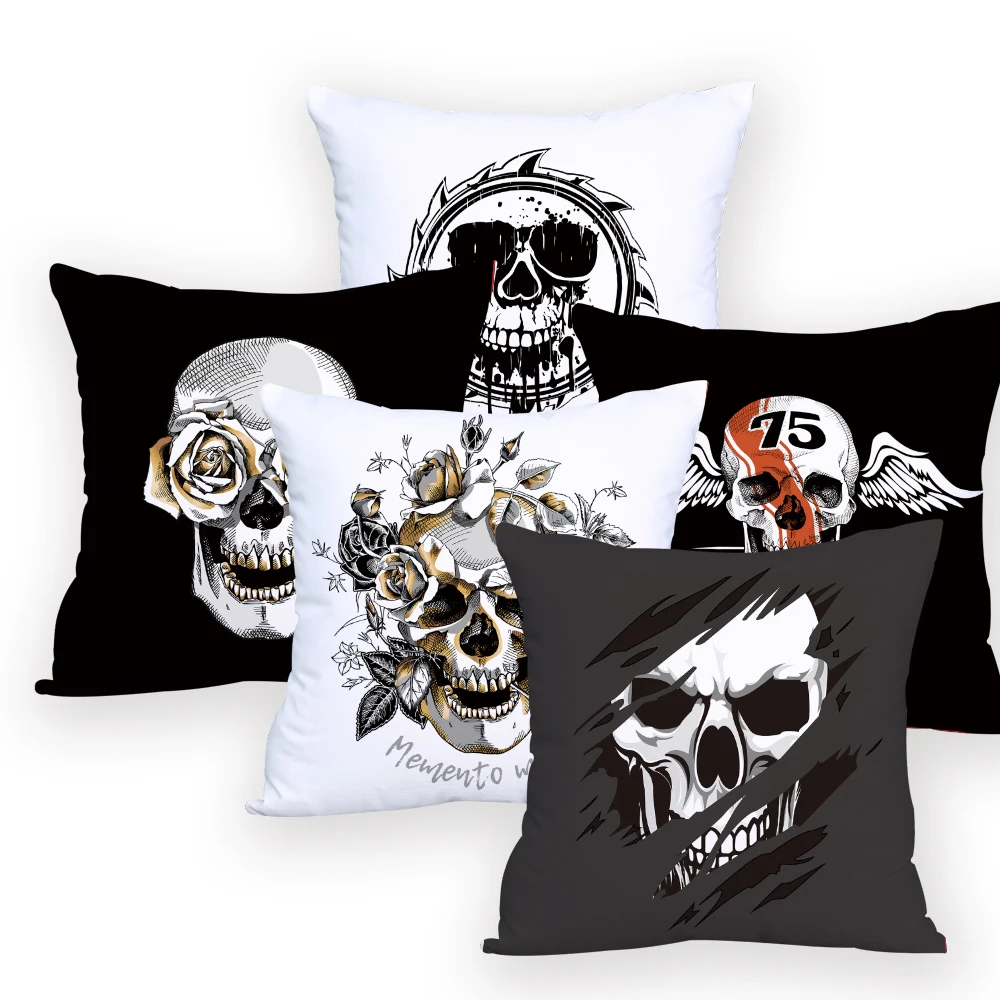 Skull Cushion Cover Colorful Home Decorative Cushions Custom Hot Sale Pillow Cover Geometirc Pillowcase Decorative Cushion
Skull Cushion Cover Colorful Home Decorative Cushions Custom Hot Sale Pillow Cover Geometirc Pillowcase Decorative Cushion