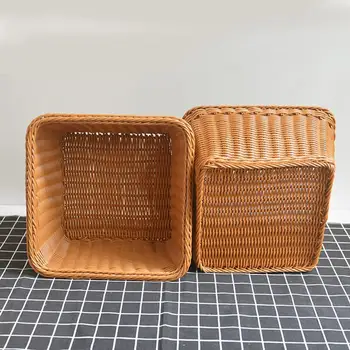 Eco-friendly Hand Rattan Basket Braided Snack Candy Display Storage Baskets For Shop Home
Eco-friendly Hand Rattan Basket Braided Snack Candy Display Storage Baskets For Shop Home