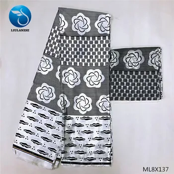 LIULANZHI Prints Silk Wax Fabric Polyester African Fabric Soft Wax Cloth Ankara Fabric 2019 ML8X137
LIULANZHI Prints Silk Wax Fabric Polyester African Fabric Soft Wax Cloth Ankara Fabric 2019 ML8X137