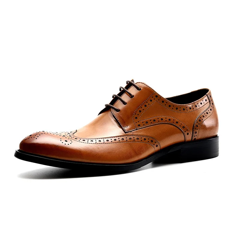 New fashion men's formal wedding casual single shoes suede leather men's shoes business Brock British leather large size free
New fashion men's formal wedding casual single shoes suede leather men's shoes business Brock British leather large size free