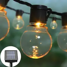 2.5M 5M Solar Rechargeable LED Outdoor Holiday lighting 10/20 LEDs Bulb Fairy String light Garland Garden Christmas Party Decor
2.5M 5M Solar Rechargeable LED Outdoor Holiday lighting 10/20 LEDs Bulb Fairy String light Garland Garden Christmas Party Decor