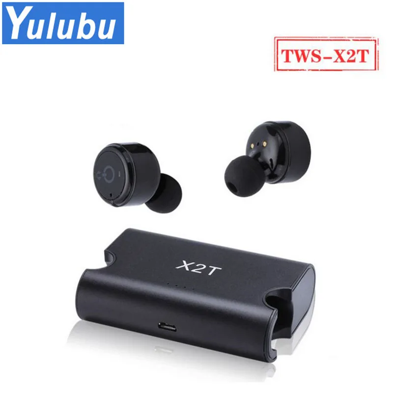 Yulubu Waterproof Bluetooth 4.2 Earphone X2T TWS Wireless charge box for mobile phone for Android iphone samsung xiaomi huawei
Yulubu Waterproof Bluetooth 4.2 Earphone X2T TWS Wireless charge box for mobile phone for Android iphone samsung xiaomi huawei
