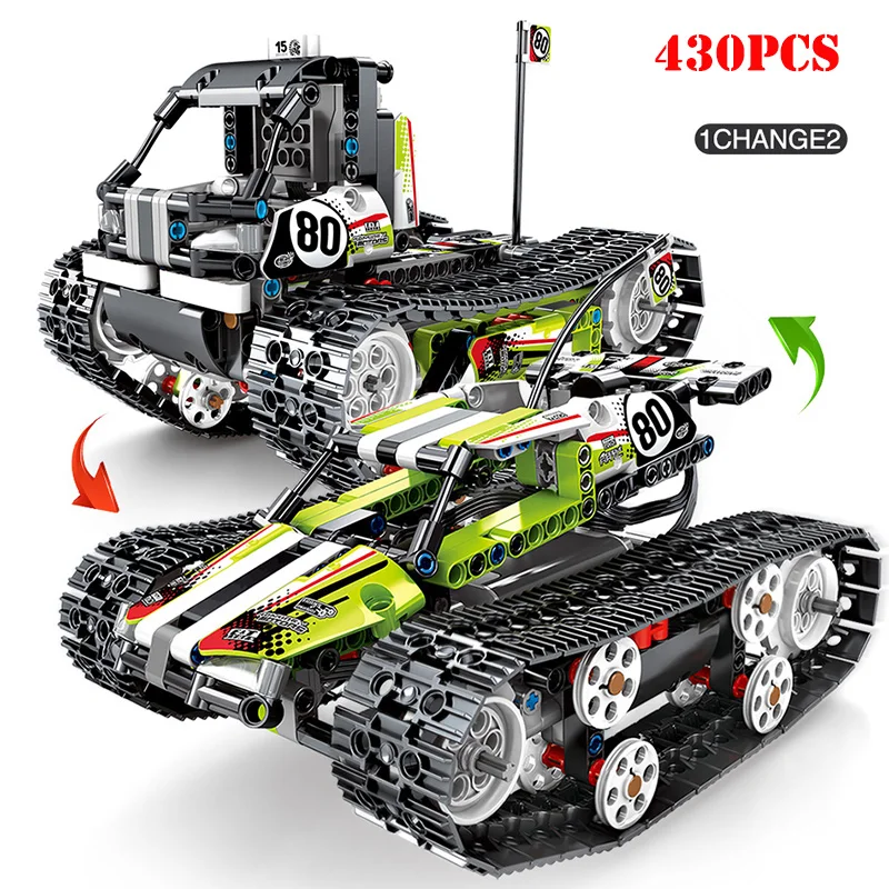 430pcs Remote Control Off-road Track Motor Vehicle Building Blocks Compatible Legoing Technic Electric RC Car Bricks Child Toys
430pcs Remote Control Off-road Track Motor Vehicle Building Blocks Compatible Legoing Technic Electric RC Car Bricks Child Toys