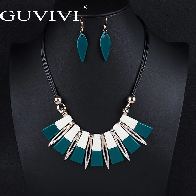 Fashion Indian Jewelry Sets For Women Female Geometric Square Beads Choker Pendant Necklaces Statement Jewelry Set Accessories
Fashion Indian Jewelry Sets For Women Female Geometric Square Beads Choker Pendant Necklaces Statement Jewelry Set Accessories