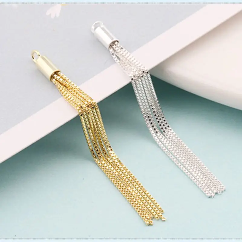 925 Sterling Silver Box Chain Long Tassel Earring Line Fit DIY Earrings&bracelets Accessories 925 Jewelry Making Finding Gift
925 Sterling Silver Box Chain Long Tassel Earring Line Fit DIY Earrings&bracelets Accessories 925 Jewelry Making Finding Gift