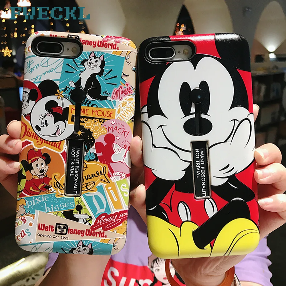 Cartoon Couple Minnie Mickey Mouse Silicon Ring Phone Case For iPhone X XS MAX XR 6 6S Plus 7 8 Plus Hide Stand Holder Cover
Cartoon Couple Minnie Mickey Mouse Silicon Ring Phone Case For iPhone X XS MAX XR 6 6S Plus 7 8 Plus Hide Stand Holder Cover