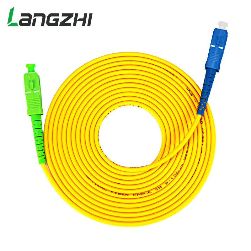10 Pcs SC APC to SC UPC Simplex 2.0mm 3.0mm PVC Single Mode Fiber Patch Cable Jumper Fiber Patch Cord Fibra Optica
10 Pcs SC APC to SC UPC Simplex 2.0mm 3.0mm PVC Single Mode Fiber Patch Cable Jumper Fiber Patch Cord Fibra Optica