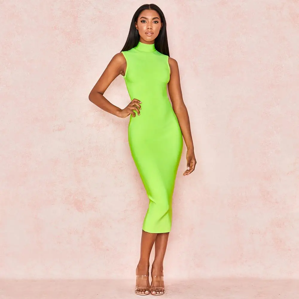 Deavogy 2019 New High Neck Sexy Women Elegant Top Quality Bodycon Vestidos Bandage Dress
Deavogy 2019 New High Neck Sexy Women Elegant Top Quality Bodycon Vestidos Bandage Dress