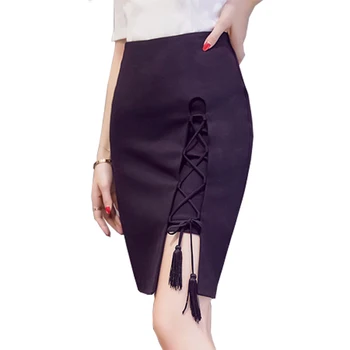 S-5XL New Spring Summer Skirt Solid High Waist Lace Up Pencil Skirt Women Skirts Sexy Fashion Skirt Cute Ladies Bodycon Skirt
S-5XL New Spring Summer Skirt Solid High Waist Lace Up Pencil Skirt Women Skirts Sexy Fashion Skirt Cute Ladies Bodycon Skirt