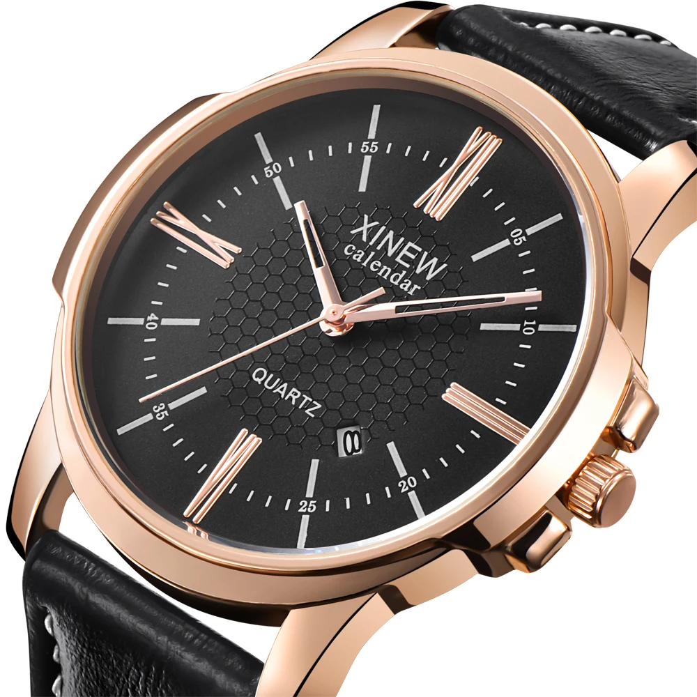 Rose Gold Watches Brand Mens Clock Fashion Leather Gifts Quartz Wrist Watch Relojes Lujo Marcas Men Date Calendar Vintage Watch
Rose Gold Watches Brand Mens Clock Fashion Leather Gifts Quartz Wrist Watch Relojes Lujo Marcas Men Date Calendar Vintage Watch