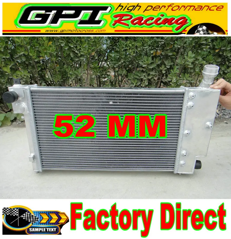 ALUMINUM RADIATOR FOR PEUGEOT 106 GTI&RALLYE//CITROEN SAXO/VTR 91-01 00 99 98 97 96
ALUMINUM RADIATOR FOR PEUGEOT 106 GTI&RALLYE//CITROEN SAXO/VTR 91-01 00 99 98 97 96