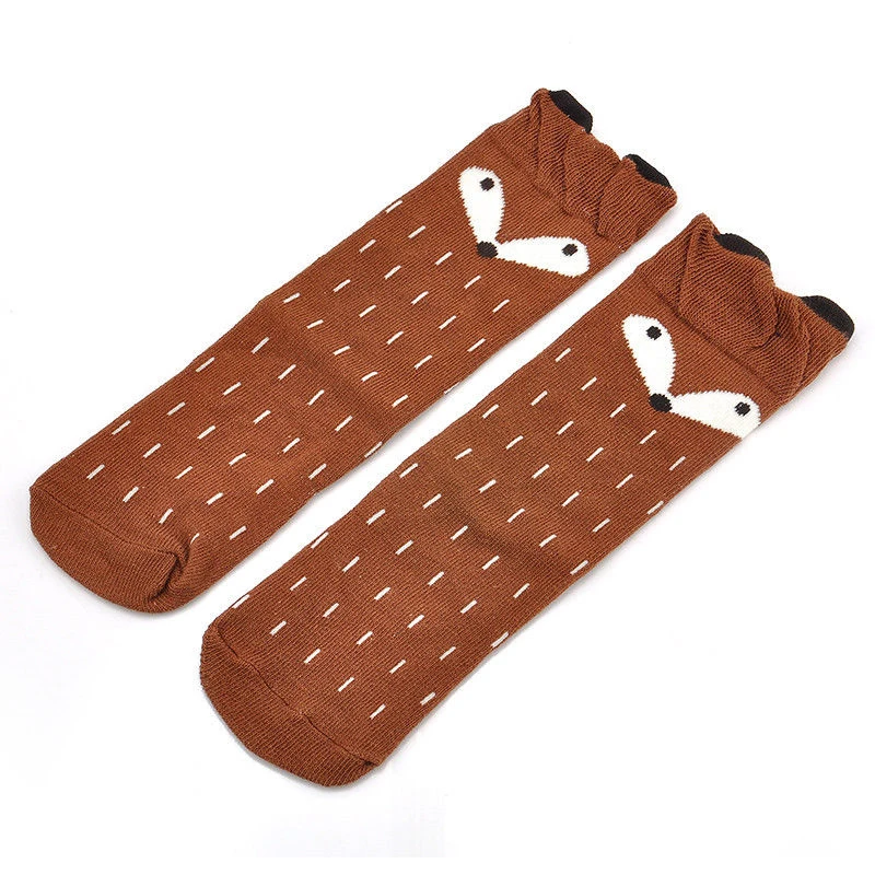 Baby girls boy socks Korean Style Toddlers Kids Girls Fox Pattern Knee High Socks For Age 0-1 Years Coffee Skarpetki Sokken
Baby girls boy socks Korean Style Toddlers Kids Girls Fox Pattern Knee High Socks For Age 0-1 Years Coffee Skarpetki Sokken