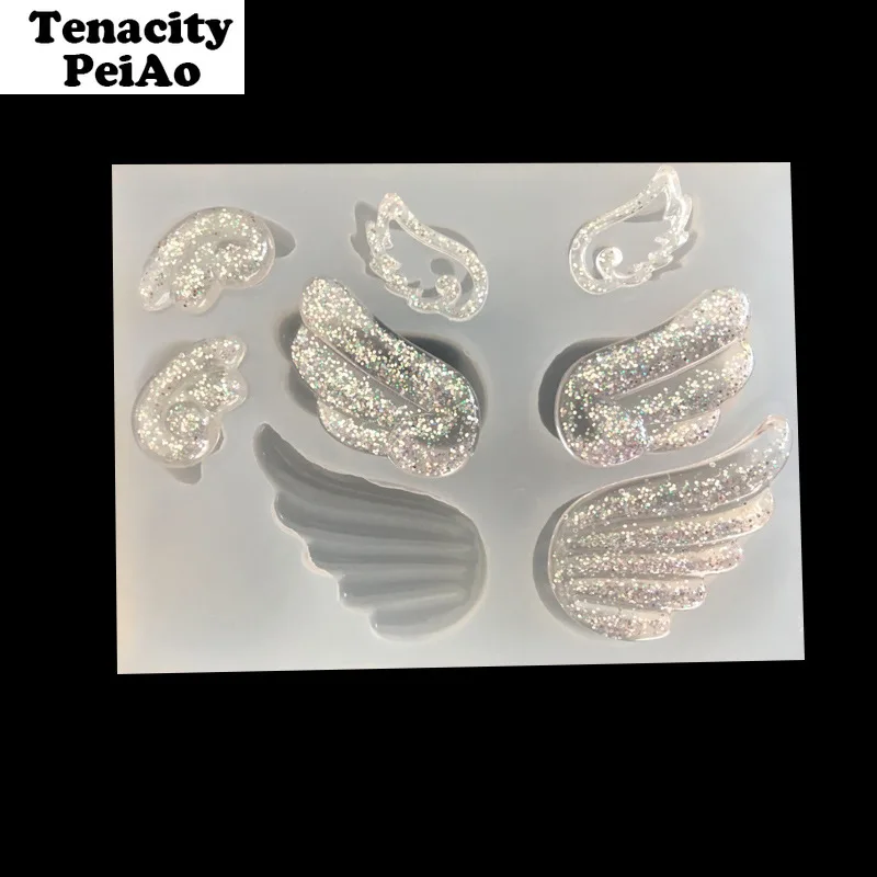 Transparent Epoxy Uv Resin Molds Wings Style Silicone Mold for DIY Pendant Jewelry Tools
Transparent Epoxy Uv Resin Molds Wings Style Silicone Mold for DIY Pendant Jewelry Tools