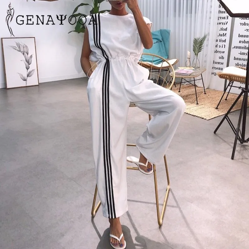High Waist Felt Wide Leg Pants Directly Tongxianshou Sleeveless Stripe Lin Tai Pants Woman Summer 2019 New
High Waist Felt Wide Leg Pants Directly Tongxianshou Sleeveless Stripe Lin Tai Pants Woman Summer 2019 New