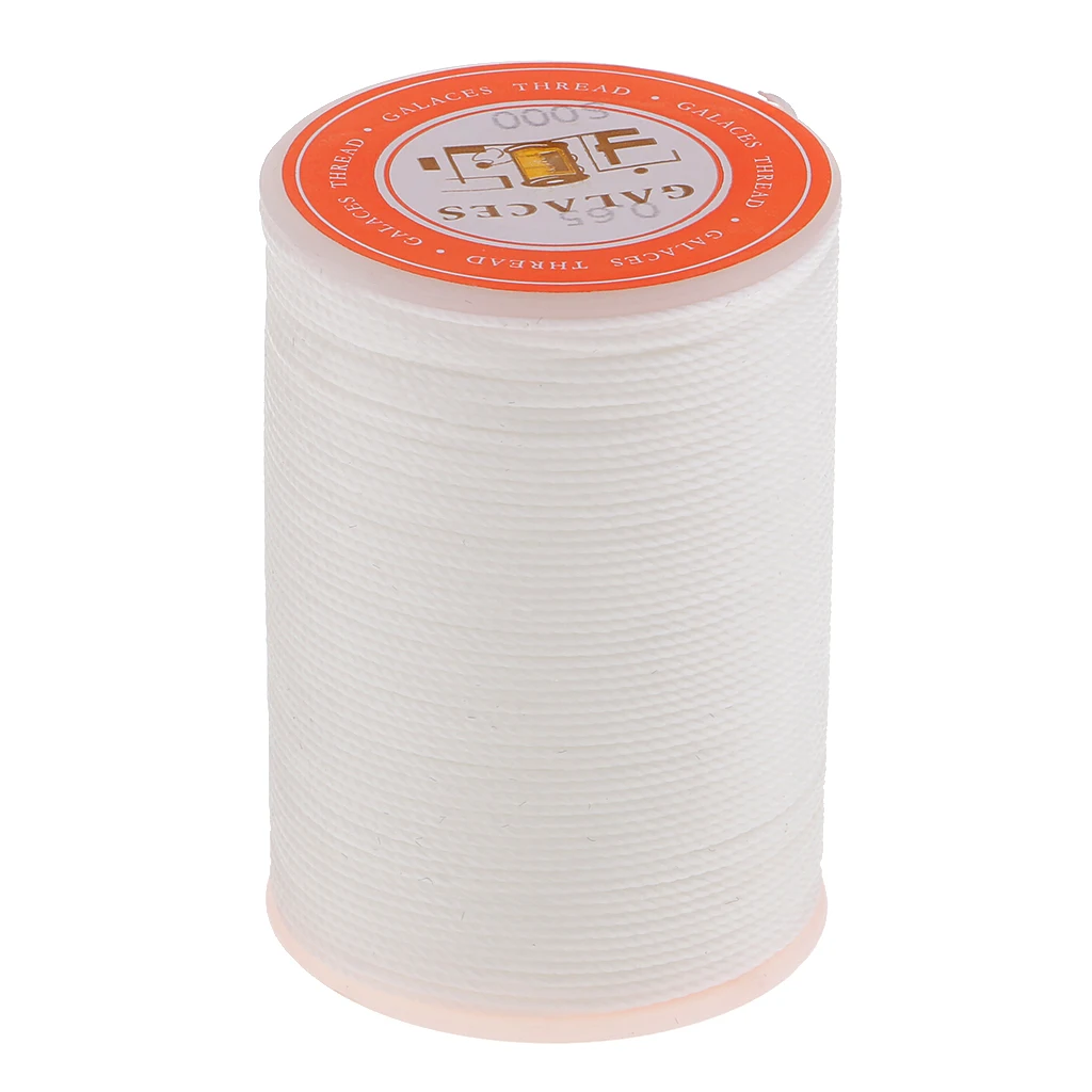 93 Yards/Spool Sewing Waxed Thread Hand Stitching Cord for Leather craft DIY Tools 0.65mm Round