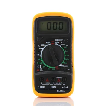 (English version does not contain battery) XL830L durable anti-drop multimeter has luminous - 1