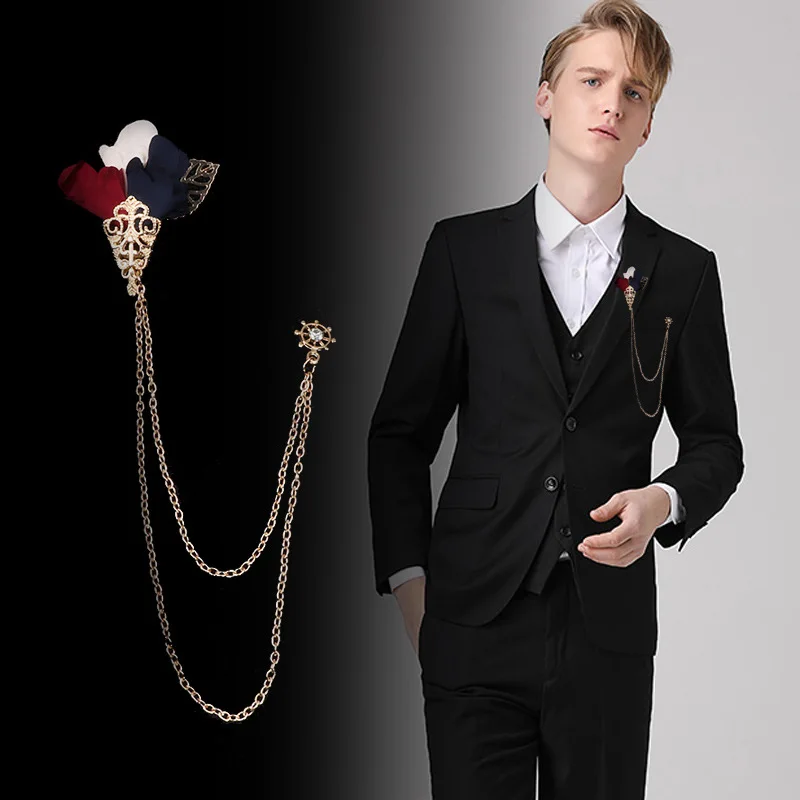 Handmade Fabric Flowers Tassel Brooch Men and Women's Suit Corsage Clothing Accessories Rose Tassel Boutonniere Lapel Brooches
Handmade Fabric Flowers Tassel Brooch Men and Women's Suit Corsage Clothing Accessories Rose Tassel Boutonniere Lapel Brooches