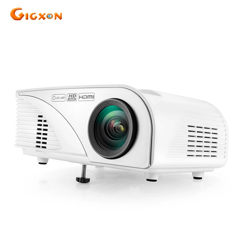 Gigxon-G8005A 1200 люмен 800*480 проектор для домашнего кинотеатра дешевые мини-смартфоны