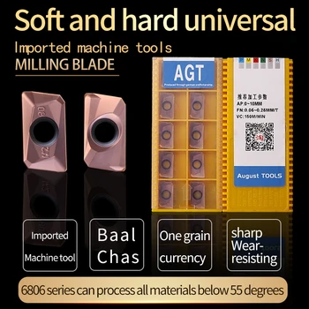 Cnc Tools End Mill Slice APMT1135PDER-H2 Carbide Milling Cutter Inserts Milling Blade For Stainless Steel iron Processing Tools
Cnc Tools End Mill Slice APMT1135PDER-H2 Carbide Milling Cutter Inserts Milling Blade For Stainless Steel iron Processing Tools