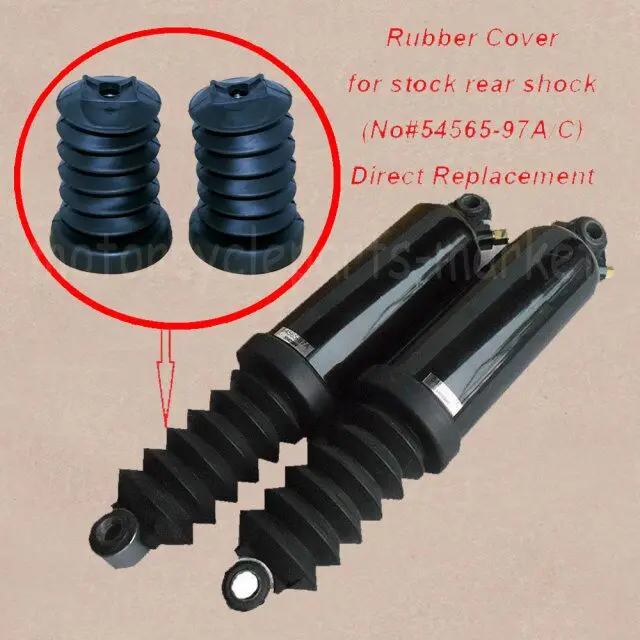 For Harley Touring Street Electra Glide Road King FL 97-13 Rubber Rear Fork Boots Shock Absorber Covers Protector Gaiter Gators
For Harley Touring Street Electra Glide Road King FL 97-13 Rubber Rear Fork Boots Shock Absorber Covers Protector Gaiter Gators