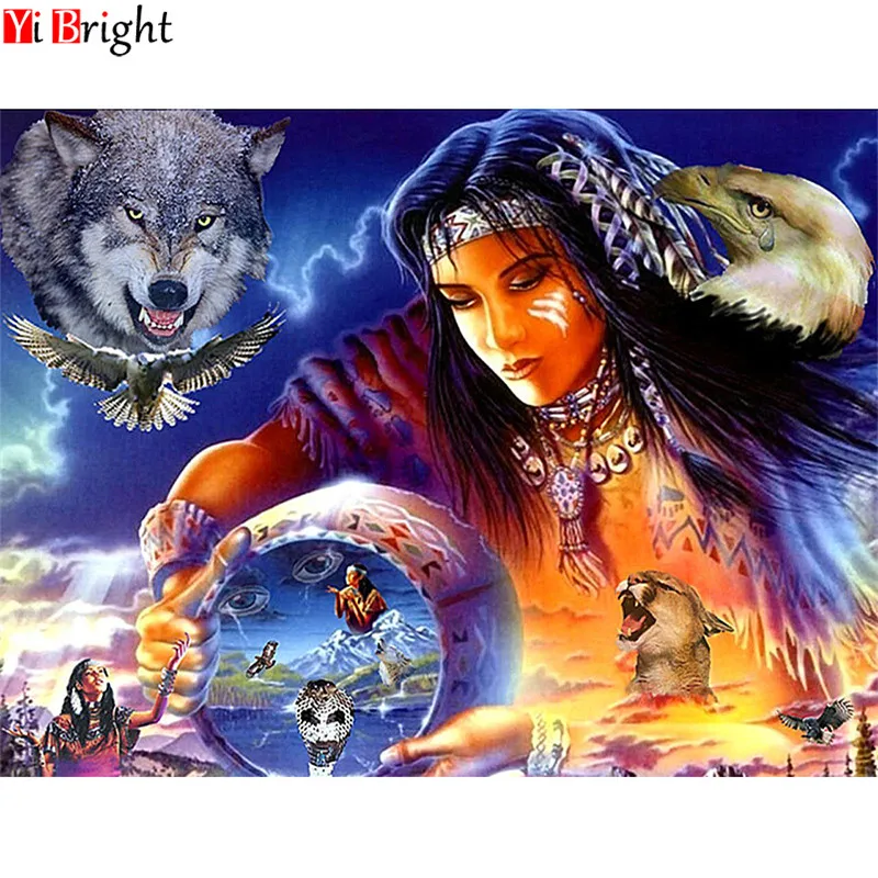 DIY Diamond Embroidery Portrait 5D Diamond Mosaic Cross Stitch Needlework Rhinestone Animal Diamond Painting Wolf Home Decor XY1
DIY Diamond Embroidery Portrait 5D Diamond Mosaic Cross Stitch Needlework Rhinestone Animal Diamond Painting Wolf Home Decor XY1