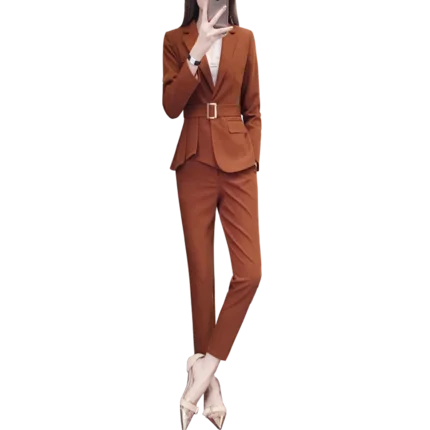 Fashion suit suit female autumn New high quality large size temperament casual suit + calf pants two-piece suit women sizeS-4XL
Fashion suit suit female autumn New high quality large size temperament casual suit + calf pants two-piece suit women sizeS-4XL