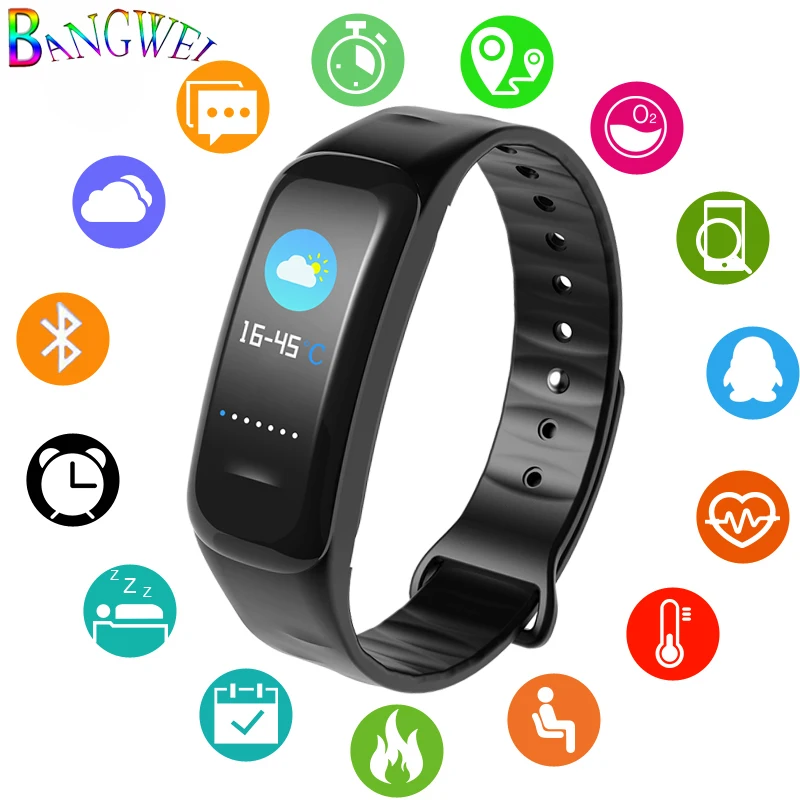 BANGWEI2018 New Smart Watch Oximeter Heart Rate Monitor Smart Watch Pedometer IP67 Waterproof Smart Watch + Box
BANGWEI2018 New Smart Watch Oximeter Heart Rate Monitor Smart Watch Pedometer IP67 Waterproof Smart Watch + Box