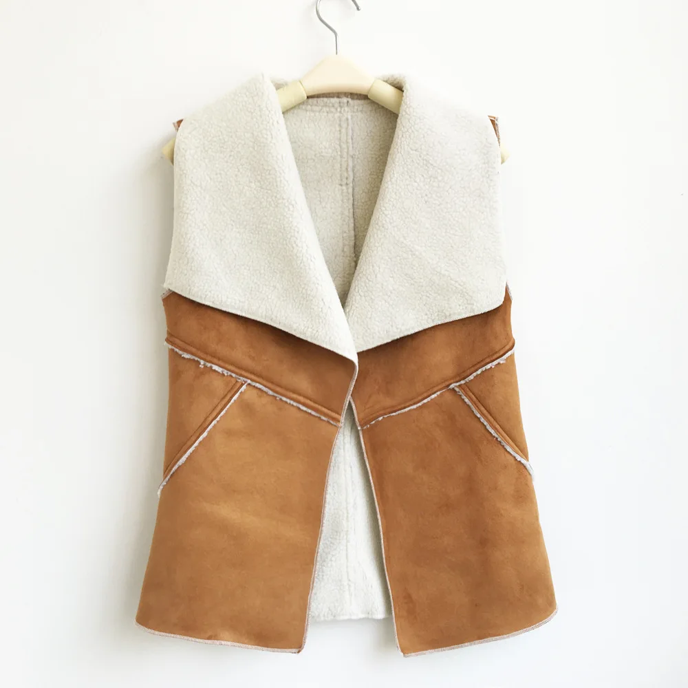 Tenygo Women New Multicolor Faux Fur Girl Turn Down V Collar Fashion Vest Patchwork Warmer Leather Jacket for Lady Winter Coat
Tenygo Women New Multicolor Faux Fur Girl Turn Down V Collar Fashion Vest Patchwork Warmer Leather Jacket for Lady Winter Coat