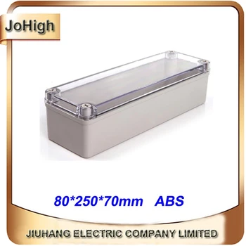 Free Shipping Top Quality PVC Cover ABS body Transparent Cover IP66 Plastic Enclosure For Electronic 80*250*70mm
Free Shipping Top Quality PVC Cover ABS body Transparent Cover IP66 Plastic Enclosure For Electronic 80*250*70mm