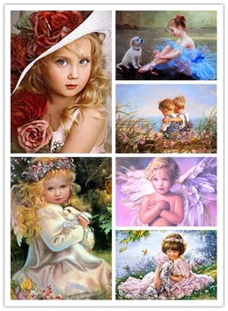 TOUOILP Full Square Drill 5D DIY Diamond Painting "Cute angel girl And boy & bear" 3D Embroidery Cross Stitch Mosaic Decor Gift
TOUOILP Full Square Drill 5D DIY Diamond Painting "Cute angel girl And boy & bear" 3D Embroidery Cross Stitch Mosaic Decor Gift