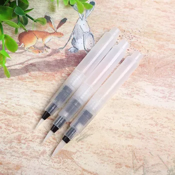 Refillable 3 Pc Water Brush Ink Pen for Water Color Calligraphy Painting Illustration Pen Office Stationery
Refillable 3 Pc Water Brush Ink Pen for Water Color Calligraphy Painting Illustration Pen Office Stationery